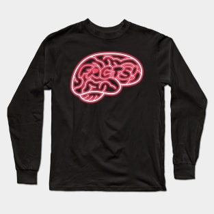 Your Brain On Facts neon Long Sleeve T-Shirt